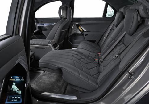 BMW i7 Executive Lounge reclining rear seat